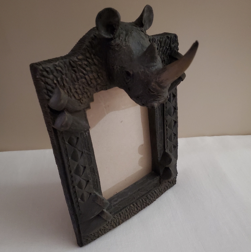 Rhinoceros African 3D Picture Frame 8"×6"